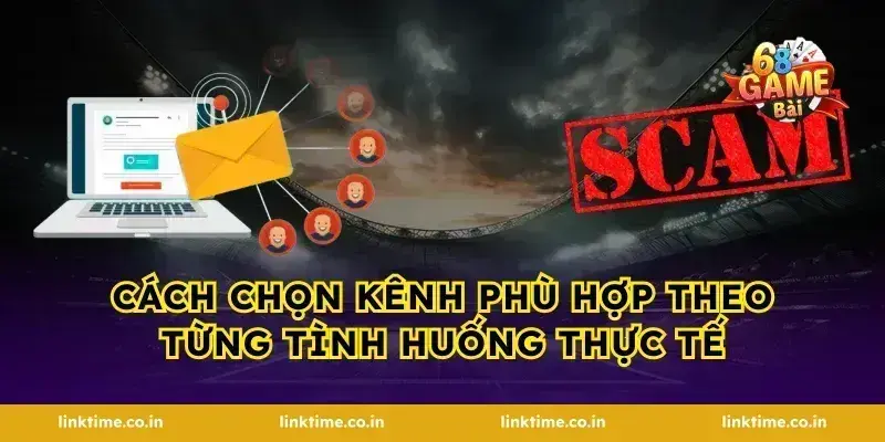 Cách chọn kênh phù hợp theo từng tình huống thực tế